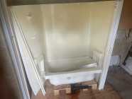 RV tub kit with shower enclosure