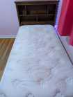 Twin mates bed, bookcase headboard and pillow-top  - Photo 2 of 3