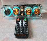 Two nixie tube clocks