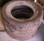 TWO TRUCK TIRES