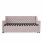 Upholstered Daybed with Trundle