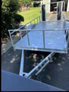 12ft x 63 in trailer. Chassis is 4in aluminum channel ...