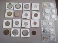 Various old coins