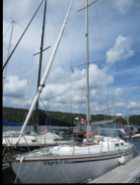 Victoire 10.44m (34 ft) fiberglass sailboat