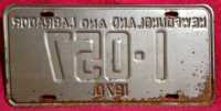 Vintage 1970 Newfoundland License Plate - Photo 1 of 2