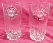 Vintage Bacardi 125th-year Anniversary Glasses