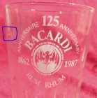 Vintage Bacardi 125th-year Anniversary Glasses - Photo 1 of 2