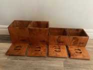 For Sale: Vintage Baribocraft Kitchen Canisters - Photo 1 of 2