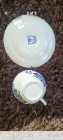 Vintage Blue Onion Enoch Wedgewood Cups& Saucers - Photo 1 of 2