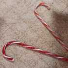 Vintage Christmas candy cane lights