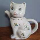 Vintage Miniature Cat Teapot Creamer