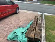 Vintage railroad ties in good condition, free