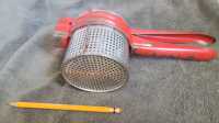 VINTAGE RED HANDLE POTATO RICER - Photo 2 of 5