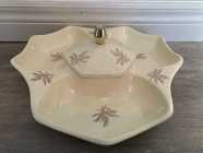 For Sale: Vintage Sectioned Ceramic Dish w/ Cover