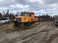 Volvo dump truck for parts 