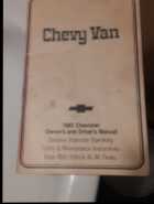 VTG 1983 CHEVROLET FULL SIZE CHEVY VAN ORIGINAL MA