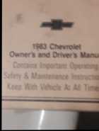 VTG 1983 CHEVROLET FULL SIZE CHEVY VAN ORIGINAL MA - Photo 1 of 2