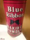 VTG Blue Ribbon Baking Powder Tin 