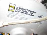 Wet Tile Saw for sale - Photo 1 of 3
