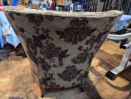 White/Purple Flower Chair - Photo 1 of 3