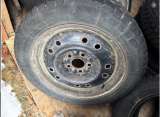 Winter tires on steel rim P205/55R16