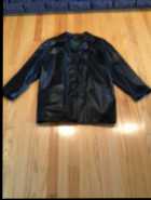 Women’s Black Leather Jacket Size 12  - Photo 1 of 4