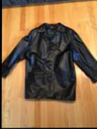 Women’s Black Leather Jacket Size 12  - Photo 3 of 4