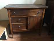 Wood commode