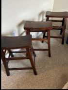 Wooden Bar or kitchen island stools