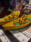 Wooden Dory & Fisherman Set