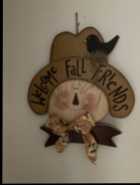Wooden fall decoration. 