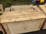 WOODEN GARBAGE BOX NEW