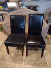 (x3) Leather Chairs